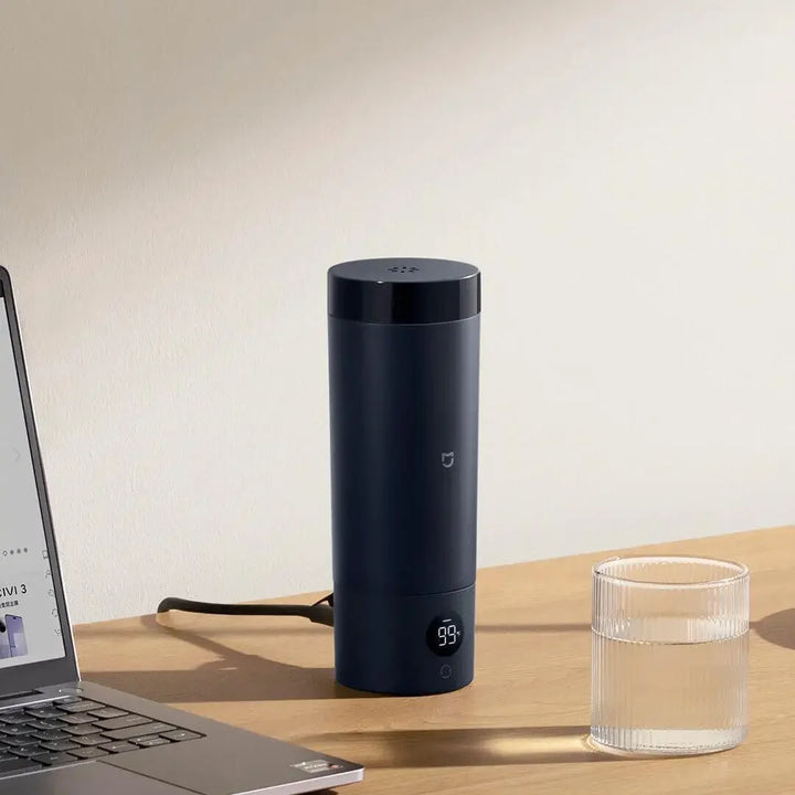 350ML Xiaomi Mijia Smart Travel Kettle – 2-Temp LED Thermos, 316L Stainless Steel, Portable Heating Cup