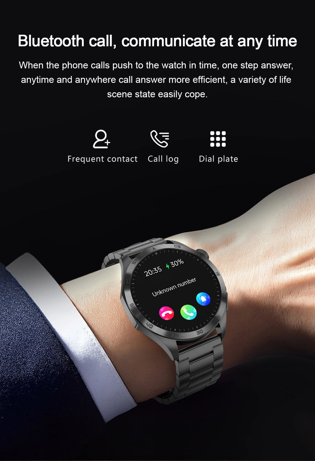 Ultra AI health watch gen 4- 1.43 inch Amoled HD Large Screen ECG Measurement Health Monitor BT Call Sport Fitness Tracker Smartwatch