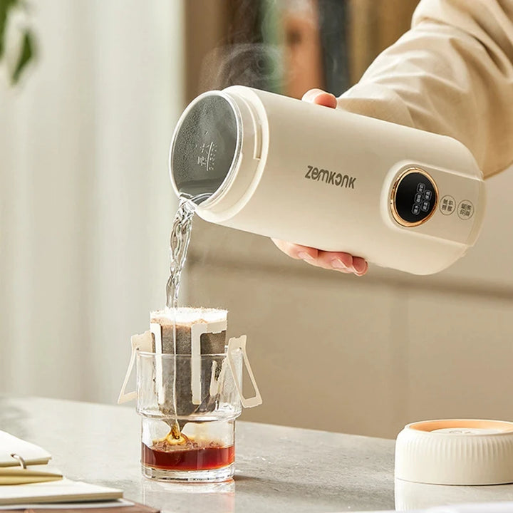 550ML Electric Kettle Travel Heating Cup Multifunctional Boiled Water Pot Smart Teapot Adjustable Temperature Kettles 220V