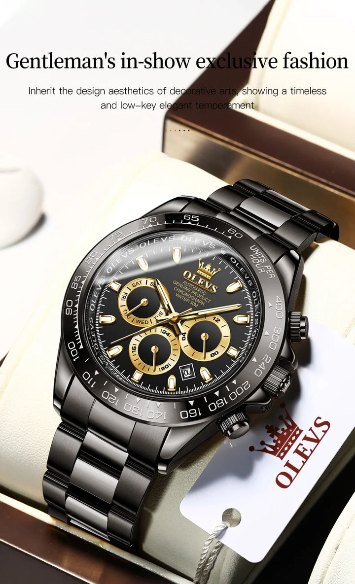 OLEVS 6638 Prestige Mechanical Automatic – Men’s Luxury Timepiece