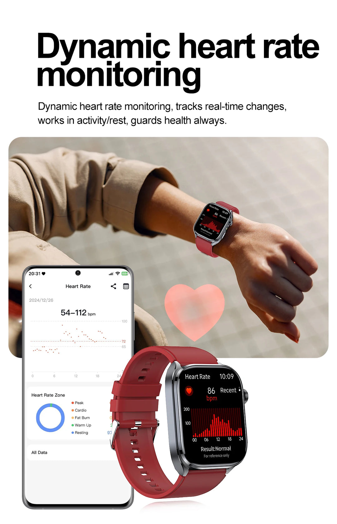 2025 New AI Intelligent ECG Health Smartwatches Men Blood Lipids Uric Acid Heart Rate 2.5D Dynamic UI Bluetooth Call Smart Watch