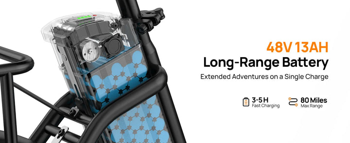 UrLife E20 Pro 1000W Electric Bike – 48V Battery, 20MPH