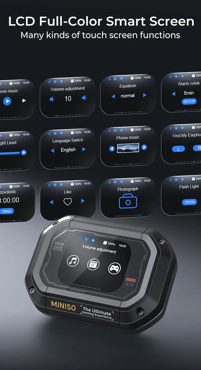 MINISO SmartTalk™  - Real-Time AI Translation Earbuds- 2025 Best Seller