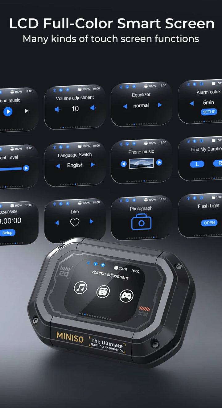 MINISO SmartTalk™  - Real-Time AI Translation Earbuds- 2025 Best Seller