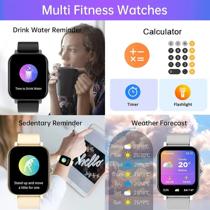KESHUYOU AuraFit™ – Advanced Wellness & Communication Smartwatch