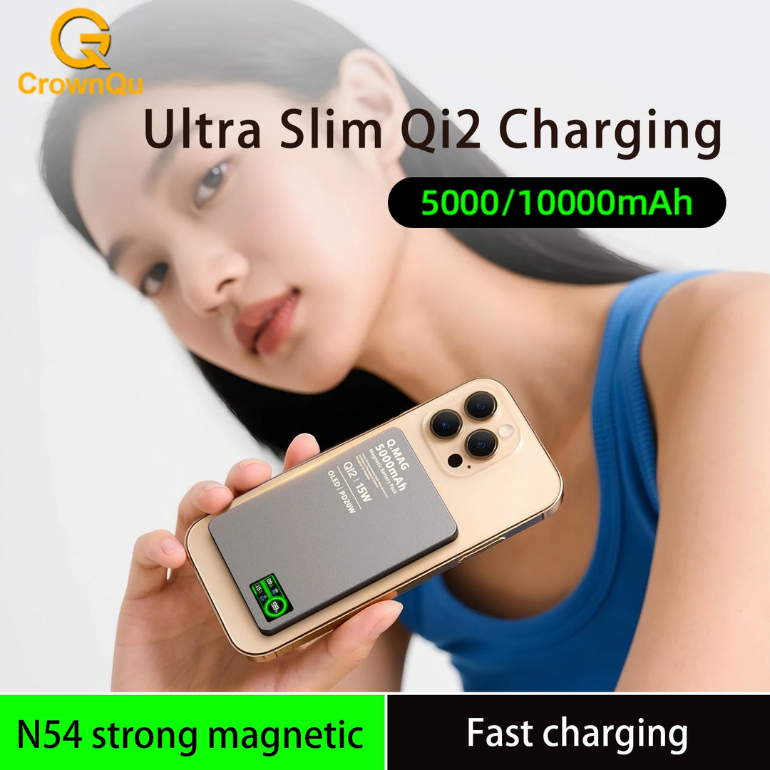 MagCharge Trio® – 3 in 1 Magnetic 15W Wireless Fast Charging Power Bank