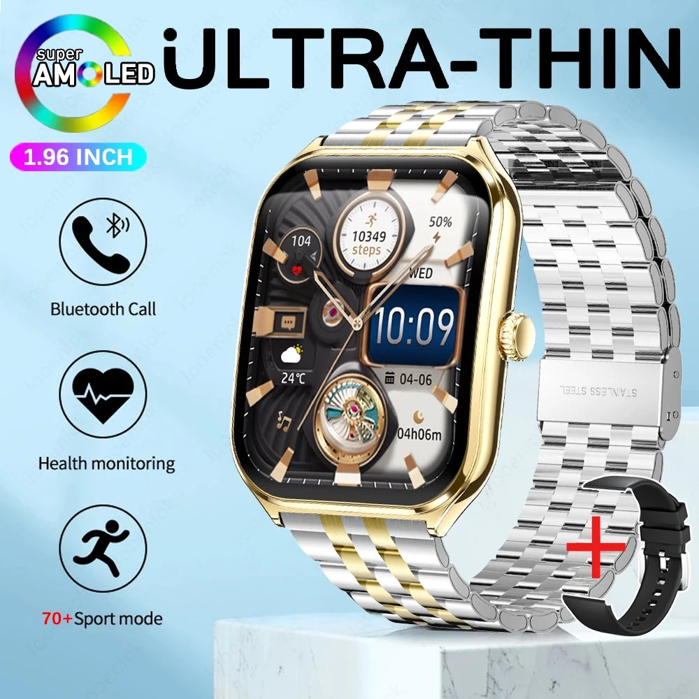 AURAS™ UltraThin Pro 2025 AMOLED Smartwatch