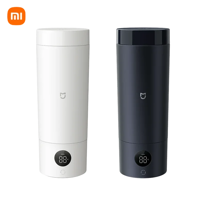 350ML Xiaomi Mijia Smart Travel Kettle – 2-Temp LED Thermos, 316L Stainless Steel, Portable Heating Cup