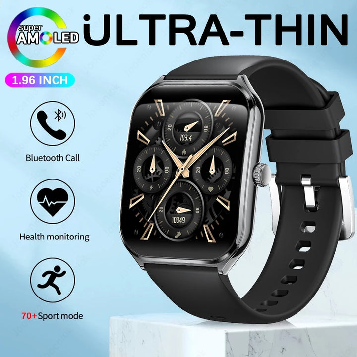 AURAS™ UltraThin Pro 2025 AMOLED Smartwatch
