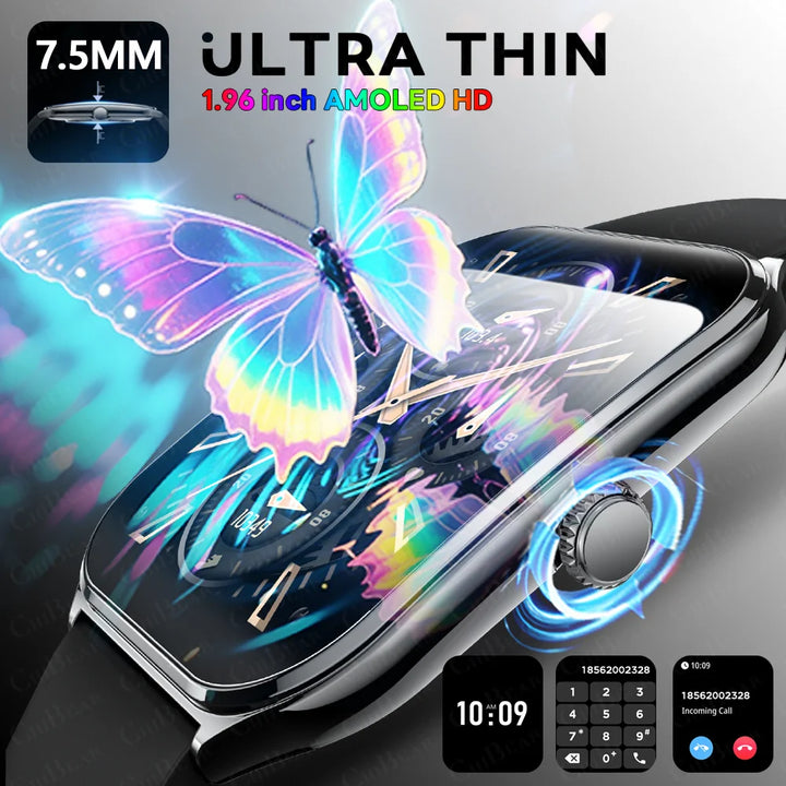 AURAS™ UltraThin Pro 2025 AMOLED Smartwatch