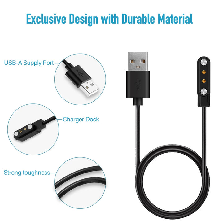 Magnetic USB Fast Charging Cable for Smartwatches