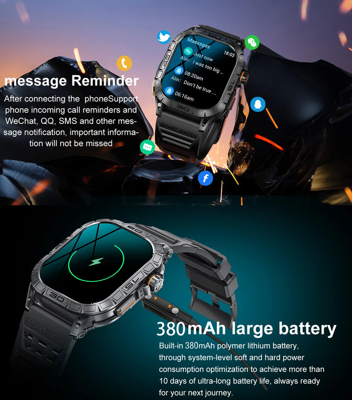 EIGIIS K63 Active®– Smartwatch with IP68 Waterproof