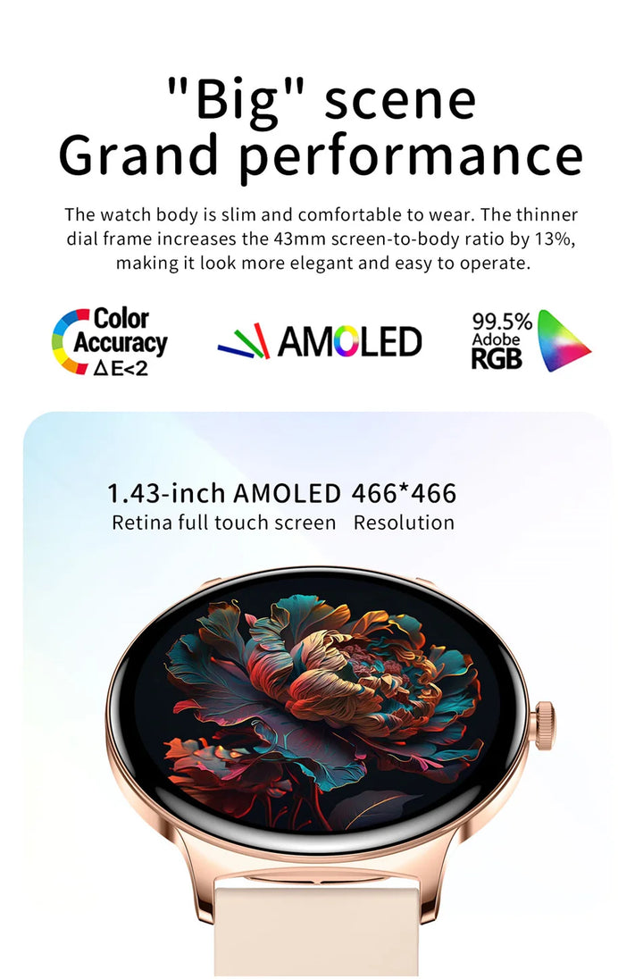 Glamora™ – Women’s Ultra Thin Smartwatch