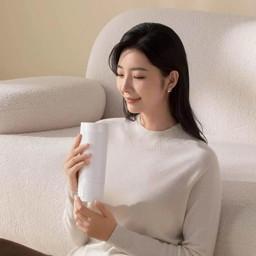 350ML Xiaomi Mijia Smart Travel Kettle – 2-Temp LED Thermos, 316L Stainless Steel, Portable Heating Cup