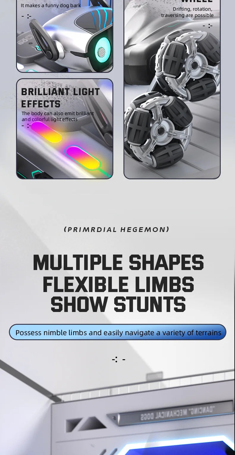 AI Smart Gesture RC Robot Dog®