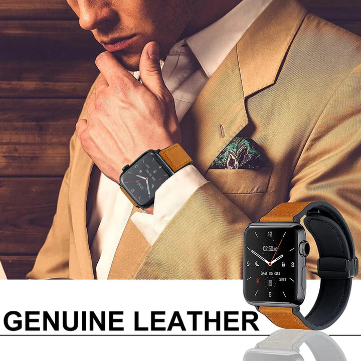 Prestige Leather Bracelet for Apple Watch Ultra & Series®