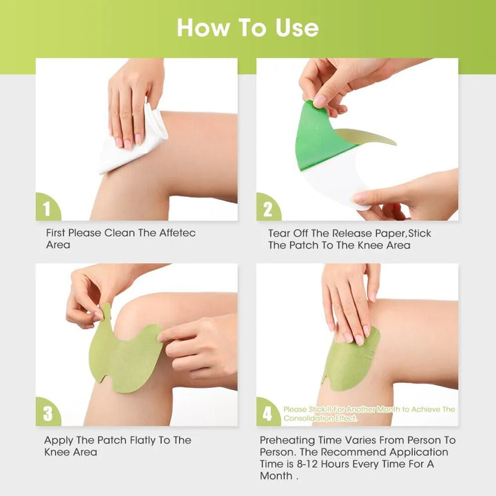 Knee Pain Relief Patches Wormwood Sticker Neck Waist Joint Ache Pads Wormwood Knee Patches for Back Neck Relief Muscle Soreness