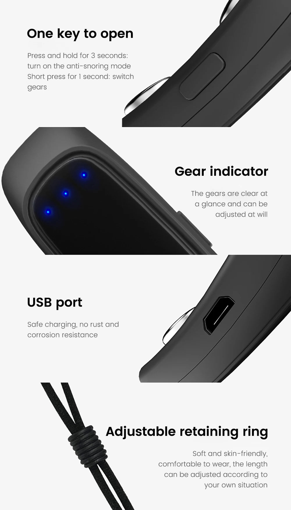 AI Calm Breath Pro® – Smart Anti-Snoring Device – Comfortable, Portable Sleep Aid