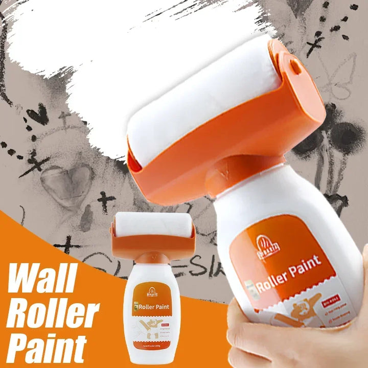 HotRepair™ Antibacterial Wall Repair Paint with Roller – Premium White Latex Paint