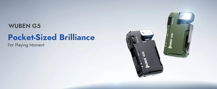 WUBEN G5 Ultra® – 400-Lumen Smart EDC Light
