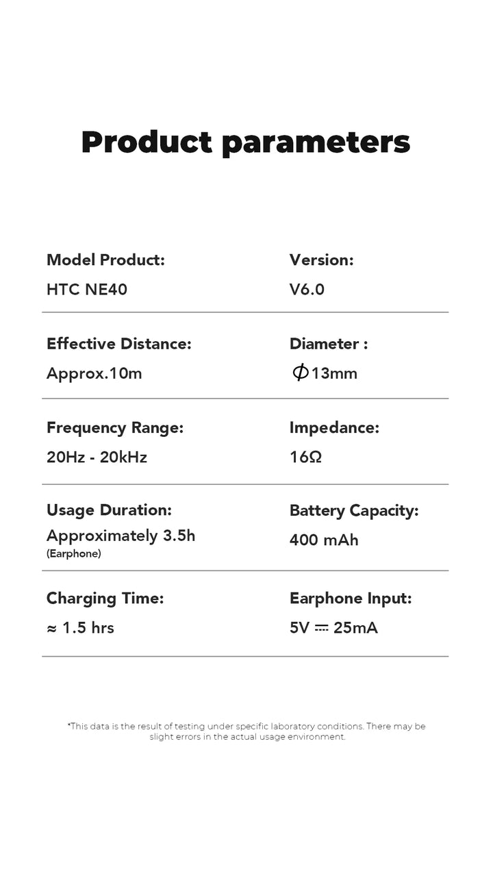 HTC NE40 Pro TranslateBuds™ – AI-Powered Ultra HD Earphones