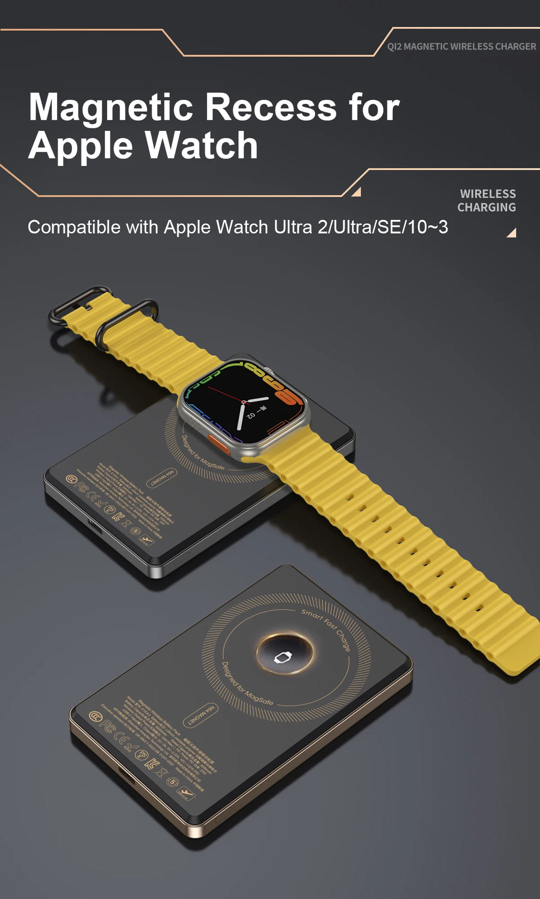 MagCharge Trio® – 3 in 1 Magnetic 15W Wireless Fast Charging Power Bank