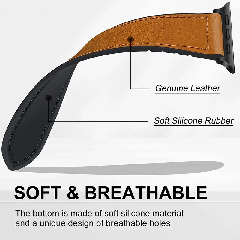 Prestige Leather Bracelet for Apple Watch Ultra & Series®