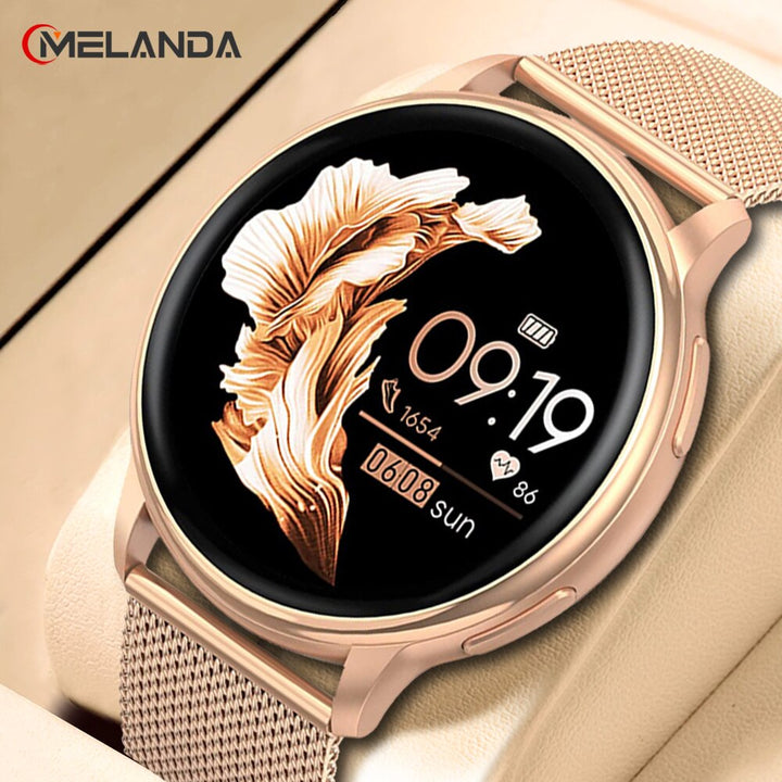 Lady Smart Watch Custom Dial Fitness Tracker Heart Rate For Android IOS